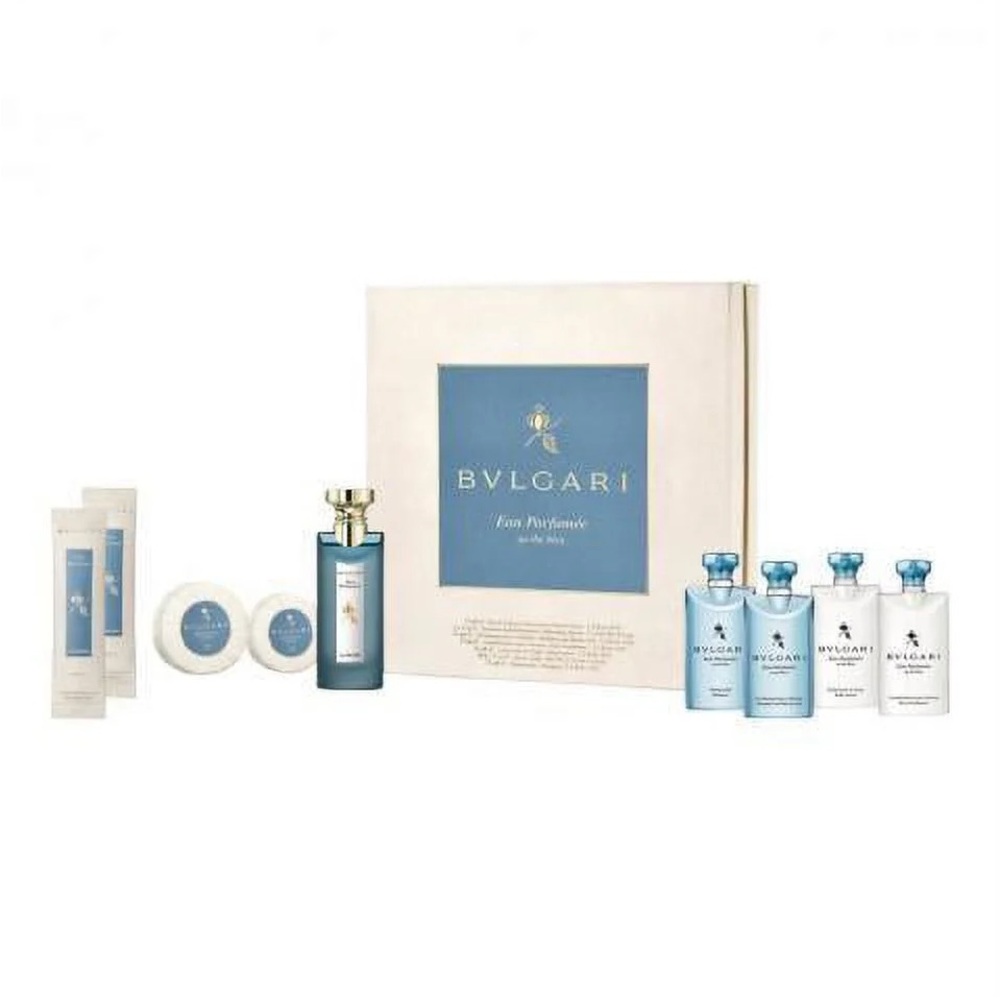 NWT - Bvlgari - Eau Parfumee Au The Bleu - 9 Pcs Set